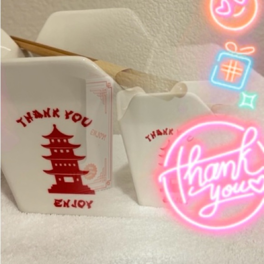 MAD Engine ‘Asian Chinese Take Out’ Ceramic Bowl